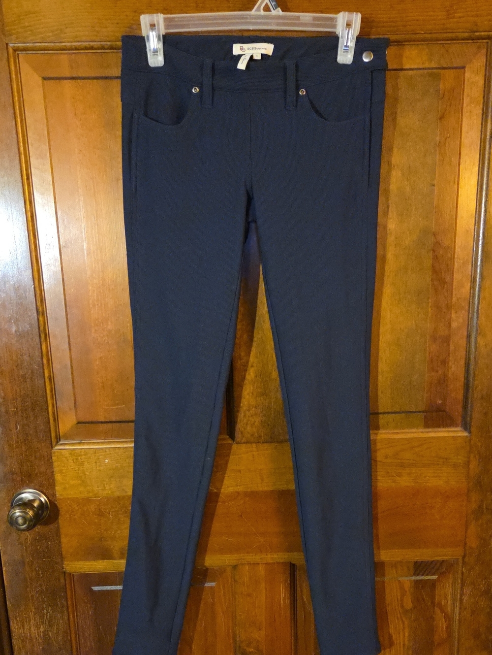 BCBGMaxAzria Navy Skinny Ponte Pants